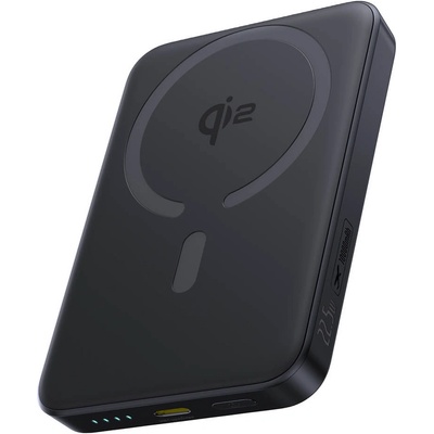 Baseus Външна батерия с USB-C порт и безжично зареждане с MagSafe - Baseus EnerFill FM12 10000mAh 22.5W Qi2 MagSafe Power Bank (черен) (E0028500)