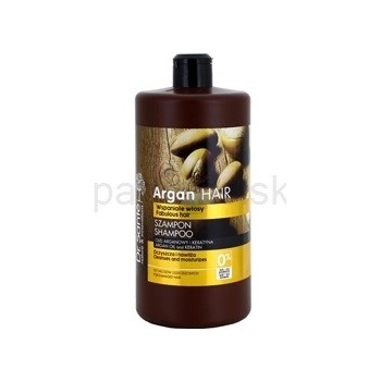 Dr. Santé Argan hydratačný šampón pre poškodené vlasy Argan Oil and Keratin Cleanses and Moisturizes 1000 ml