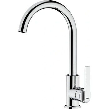 Strohm Teka In 915 ИНОКС Кухненски смесител, въртящ се чучур, инокс (Б.7016.ХР)