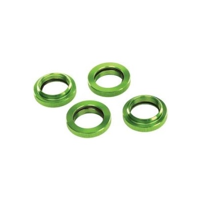 Traxxas гайка за настройка на пружина на амортисьор GTX алуминиева зелена (4)