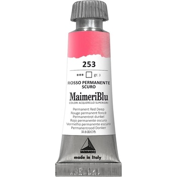 Maimeri Blu Акварелна боя Permanent Red Deep 253 12 ml 1 бр (M1609253)