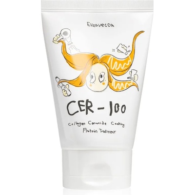 Elizavecca Cer-100 Collagen Ceramide Coating Protein Treatment колагенова маска за блясък и мекота на косата 100ml