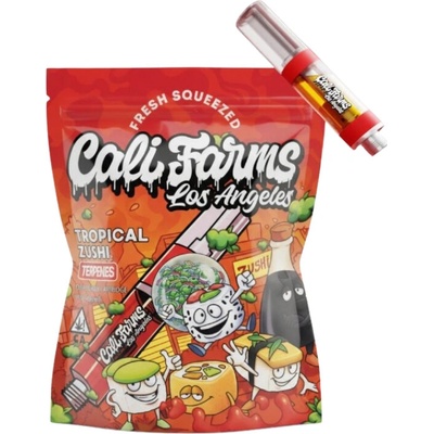 califarms THC-X Vape náplň s terpeny 1 ml Tropical Zushi