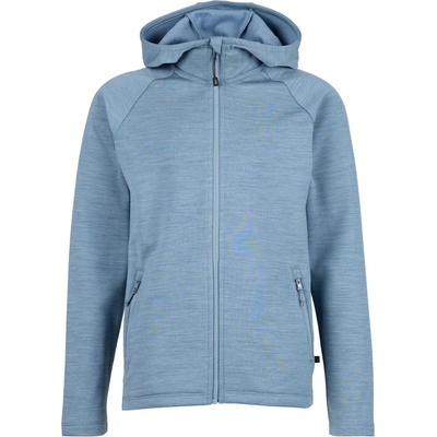 Heber Peak Детско вълнено яке Heber Peak Kid's Merino210 EvergreenHe. Zip Hoody Zip-up hoodie - Smoke Navy Melange - размер 164 (EU) (703-6574-0516)