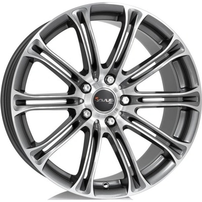 Avus Racing AC-MB1 8x17 5x120 ET34 anthracite polished