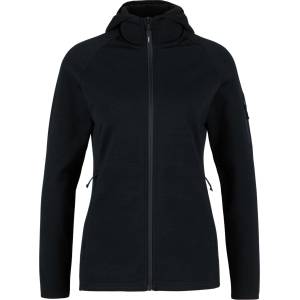 Stoic Дамско вълнено яке Stoic Women's MerinoFleece335 KuolpaSt. II Zip Hoody Merino hoodie - Black - размер XXL (105-6686-0116)