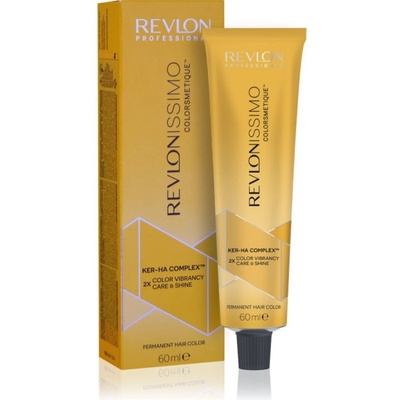 Revlon Revlonissimo Colorsmetique Golden Shades перманентната боя за коса за топли руси нюанси на косата 6.3 60ml