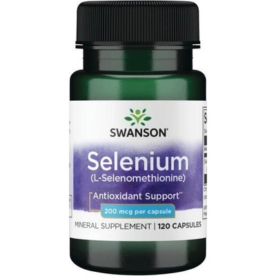 Swanson SeMSC Selenium 200 mcg 120 kapslí