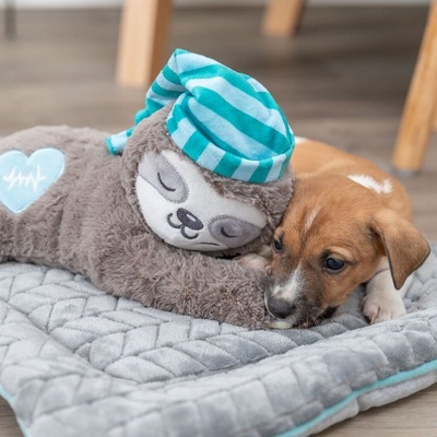Trixie Junior plyšový leňochod s tlkotom srdca 34 cm