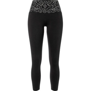 super. natural Дамски клин super. natural Women's Bandana Tights Leggings - Jet Black / Fresh White - размер XS (111-2051-0111)