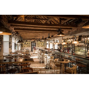 DIMEX ART s. r. o Флизелинов фототапет пицария в ретро стил 375 x 250 см