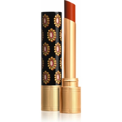Gucci Gucci Beauty Rouge de Beauté Brillant hydratačný rúž 308 Lucy Dark Orange 1,8 g
