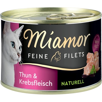 Miamor Feine Filets Naturelle Tuňák & krabí maso 12 x 156 g