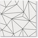 PAW servítky L Geometric Lines White 40x40cm