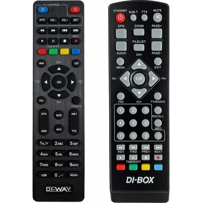 Diaľkový ovládač DI-WAY DI-BOX DVB-T2 V3 HEVC H.265