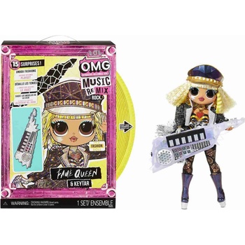 MGA LOL Surprise! OMG ReMix Rock Velká ségra Fame Queen s klávesami