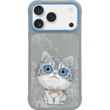 Nimmy Калъф Nimmy Big Eyed Pet 2.0 Cat за iPhone 17 Pro - сив (6971080313363)
