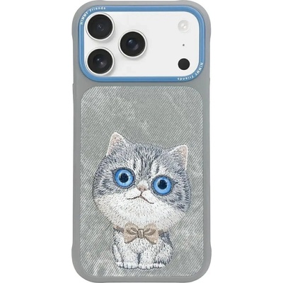 Nimmy Калъф Nimmy Big Eyed Pet 2.0 Cat за iPhone 17 Pro - сив (6971080313363)
