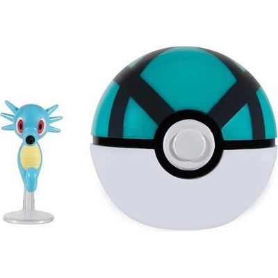 Jazwares Pokémon Clip n Go Horsea + Net Ball