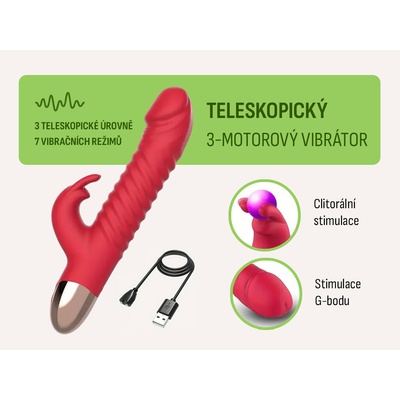 Kvigo Teleskopický 3 motorový Vibrátor