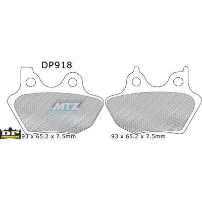 Destičky brzdové DP918-SDP DP Brakes - směs SDP Sport HH+ (dp918) DP918-SDP
