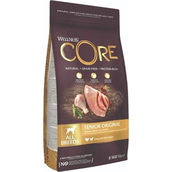 Wellness Core Senior Turkey with Chicken Recipe 1,8 kg
