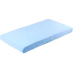 Sensillo Бебешки чаршаф с ластик Sensillo - 120 х 60 cm, син (SILLO-2204) - ozone