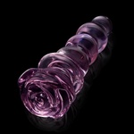 DreamToys Glaze Glass Rosebud Beaded Plug Pink
