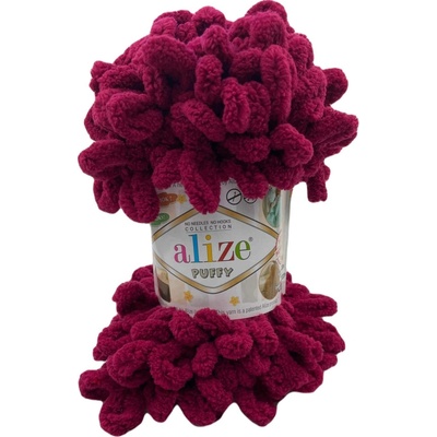 Alize příze Puffy 107 bordó