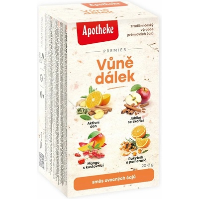 Apotheke Premier Ovocný čaj Vôňa diaľok 20 x 2 g