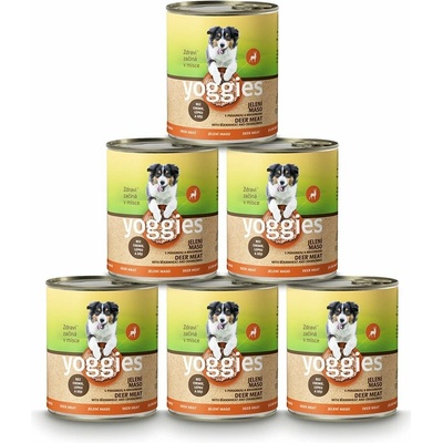 Yoggies jelení s pohankou a brusinkami 800 g