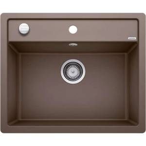 BLANCO Dalago 6 - Мивка от Silgranit, 61x50 см, с регулиране на оттока, цвят „кафе 515095 (515095) Мивка за вграждане