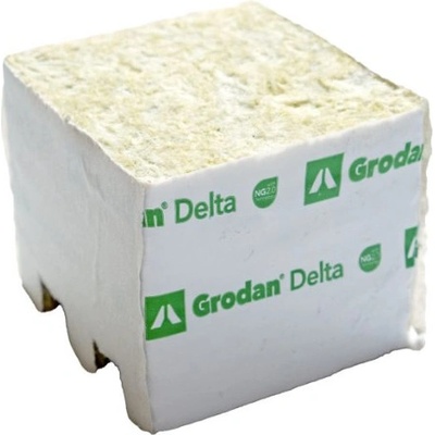 Grodan Delta NG2.0 75x75x65 mm, pěstební kostka bez díry Kusů: 1ks