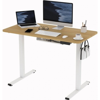 FLEXISPOT Desk Basic Plus Elektricky výškově nastavitelný stůl(E150), Basic Plus Elektricky výškově nastavitelný stůl, 2-násobný teleskop(Javor)