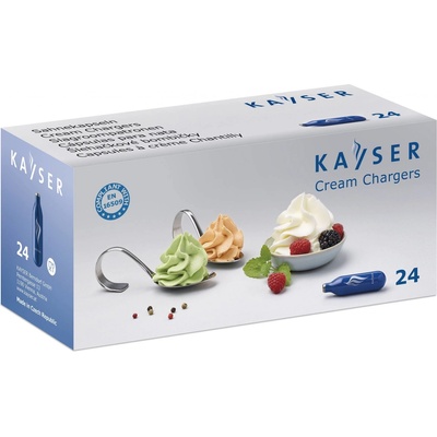 Kayser Jednorazové fľaše na šľahačku 7,5G, 24 ks