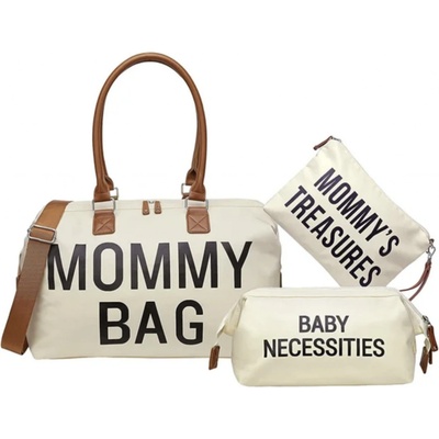 MXM Mommy bag Béžová set 3ks – Zboží Mobilmania