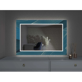 Artalo LED zrkadlo s dekorom D23 190 x 100 cm