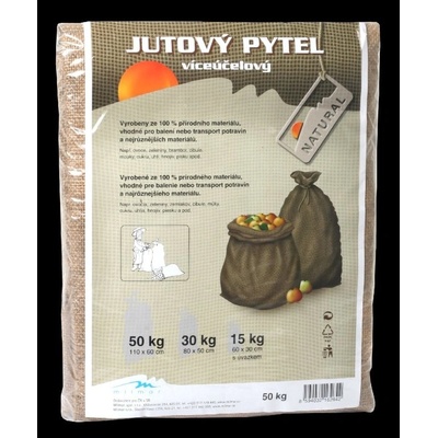 Jutový pytel 50 kg (60x110 cm)
