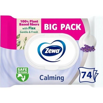 Zewa Calming BigPack Vlhčený 74 ks