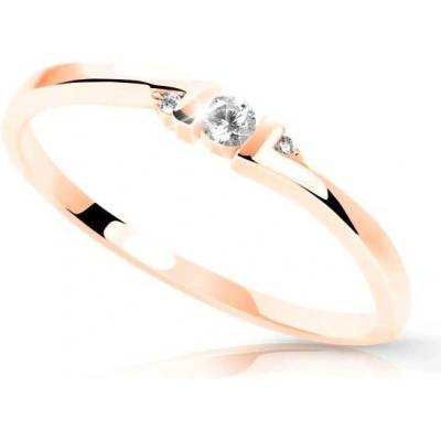 Cutie Jewellery prsten z růžového zlata se zirkony Z6714 3053 10 X 4