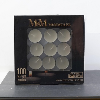 Mumsan Чаени свещи mumsan бели 100бр, 1.25см, 3.5ч горене