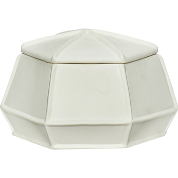 Hübsch Контейнер Hübsch шестоъгълен бял (250205)