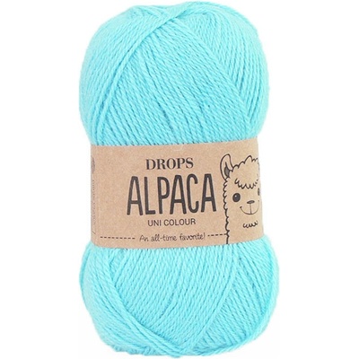 Příze DROPS Alpaca uni colour 2917 - světlá tyrkysová