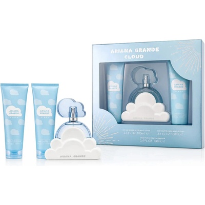 Ariana Grande Cloud EDP 100 ml + tělové suflé 100 ml + sprchový a koupelový gel 100 ml dárková sada