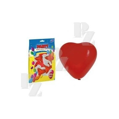 Nafukovací balonky 30cm Srdce mix barev, MFP Paper