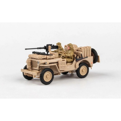 Cararama Ton Military Vehicle With Gun Sandy Yellow 1:43