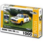 Retro cars - Puzzle Škoda 120 L VB (1983) - 1 000 piese