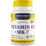 Healthy Origins Витамин K2 (MK-7) - За здрави кости, зъби и нормално кръвосъсирване, 100 g, 60 капсули | Healthy Origins (27442 HO)