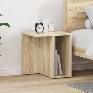 vidaXL Крайна масичка Сонома дъб 37 x 32 x 40 см Инженерна дървесина (891084)