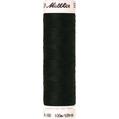Nitě SERALON 100m na univerzální šití, polyester AMANN Mettler - více barev 6677: 0846 tmavě zelená